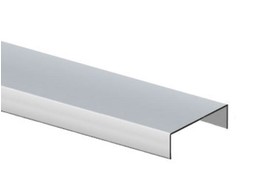 Profil finition aluminium etroit  pour cadre 35-38 mm  12 x 1790 x 40 mm  Art. 2115