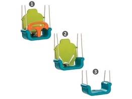 Balancoire Bebe Evolutive - Vert/Turquoise/Orange