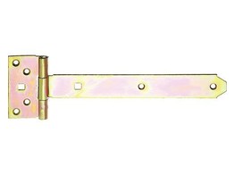 Paumelle Anglaise 90X242 5mm  Jaune