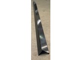 Profile de rive standard en aluminium NOIR RAL9005 H80 x P64 mm  L250 cm a la piece