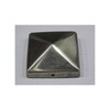 Capuchon deco Pyramide pour poteau 71x71 mm  Inox