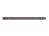 Duravis Paumelle de volet forme droite 800 mm O 16mm Brun Rouille