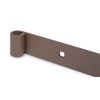 Duravis Paumelle de volet forme droite 800 mm O 16mm Brun Rouille