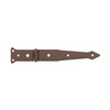 Duravis Penture anglaise 202x48x2 5mm Brun Rouille