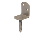 Duravis Verrou pour cloture en bois Support de treillis  83x32x30mm en  L  Beige Perle