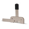 Duravis Verrou de portillon de garage en bois 195x160x37mm Beige Perle