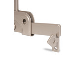 Duravis Verrou de portillon de garage en bois 195x160x37mm Beige Perle