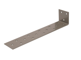 Duravis Ancre en beton en acier plat 205x40x40mm Beige Perle