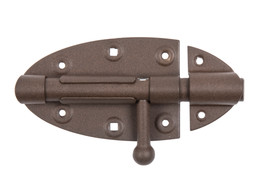 Duravis Verrou de box 112x72mm O16 mm Brun Rouille