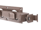 Duravis Verrou pour portail double 423x70x58mm Brun Rouille