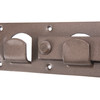 Duravis Verrou pour portail double 423x70x58mm Brun Rouille