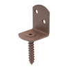 Duravis Support de treillis 83x32x30mm en  L  Brun Rouille