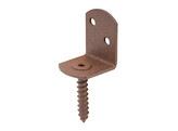 Duravis Support de treillis 83x32x30mm en  L  Brun Rouille