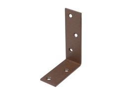 Duravis Equerre Corniere pour solive 100x75x30mm Brun Rouille