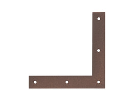 Duravis Equerre d angle 120x120x1 5mm Brun Rouille