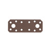 Duravis Raccord plat 96x35x2 5mm Brun Rouille