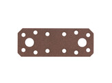 Duravis Raccord plat 96x35x2 5mm Brun Rouille