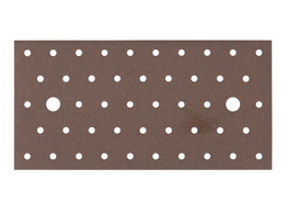 Duravis Plaque perforee 200x100x2mm Brun Rouille