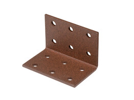 Duravis Equerre multi-trous 40x40x60mm Brun Rouille