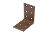 Duravis Equerre multi-trous 60x60x40mm Brun Rouille
