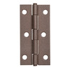 Duravis Charniere etroite 80x40mm Brun Rouille