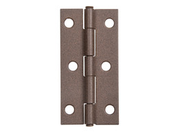 Duravis Charniere etroite 80x40mm Brun Rouille