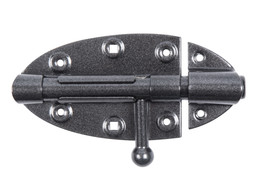 Duravis Verrou de box 112x72x24mm O16mm Noir Diamant