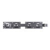 Duravis Verrou pour portail double 423x70x58mm Noir Diamant