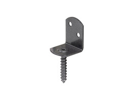 Duravis Equerre de treillis 83x32x30mm en  L  Noir Diamant