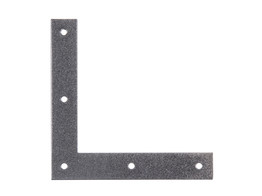 Duravis Equerre d angle 120x120x1 5mm Noir Diamant