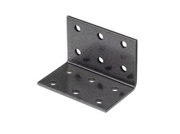 Duravis Equerre multi-trous 40x40x60mm Noir Diamant