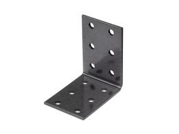 Duravis Equerre multi-trous 60x60x40mm Noir Diamant