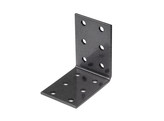 Duravis Equerre multi-trous 60x60x40mm Noir Diamant