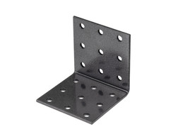 Duravis Equerre multi-trous 60x60x60mm Noir Diamant