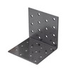 Duravis Equerre multi-trous 80x80x80mm Noir Diamant