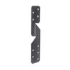 Duravis Equerre renvoyee universel 33x33x170mm Noir Diamant
