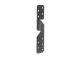 Duravis Equerre renvoyee universel 33x33x170mm Noir Diamant
