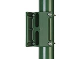 Gache polyamide LOCINOX pour portillon de jardin  vert 6005  Pour profils carres de 40 mm ou plus