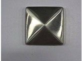 Capuchon deco Pyramide pour poteau 91x91 mm  Inox