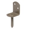 Duravis Verrou pour cloture en bois Support de treillis  83x32x30mm en  L  Beige Perle