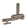 Duravis Verrou de portillon de garage en bois 195x160x37mm Beige Perle