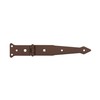 Duravis Penture anglaise 202x48x2 5mm Brun Rouille