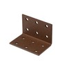 Duravis Equerre multi-trous 40x40x60mm Brun Rouille