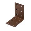 Duravis Equerre multi-trous 60x60x40mm Brun Rouille