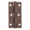Duravis Charniere etroite 80x40mm Brun Rouille
