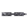 Duravis Verrou pour portail double 423x70x58mm Noir Diamant
