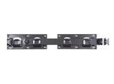 Duravis Verrou pour portail double 423x70x58mm Noir Diamant