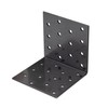 Duravis Equerre multi-trous 80x80x80mm Noir Diamant