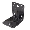 Duravis Equerre renforcee 90x90x65mm Noir Diamant