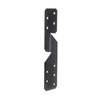 Duravis Equerre renvoyee universel 33x33x170mm Noir Diamant